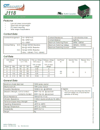 Click here to download J1181CS9VDC Datasheet