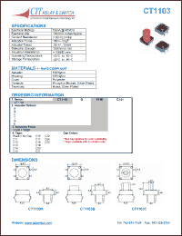 Click here to download CT1103CF180C25 Datasheet