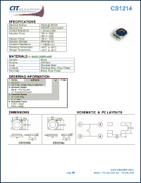 Click here to download CS1214AJF260 Datasheet