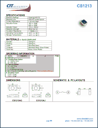 Click here to download CS1213AJF260 Datasheet