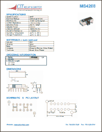 Click here to download MS4208L4 Datasheet