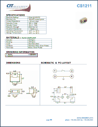 Click here to download CS1211 Datasheet