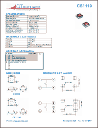 Click here to download CS1110A3.1 Datasheet
