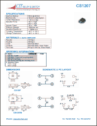 Click here to download CS1207SF250 Datasheet