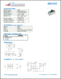 Click here to download MS2305L4 Datasheet