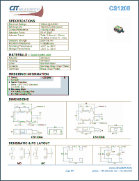 Click here to download CS1208A Datasheet