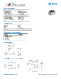 Click here to download MS2205L4 Datasheet