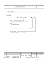 Click here to download CL-L233-C13N1-C Datasheet