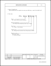 Click here to download CL-824-MU1L2 Datasheet