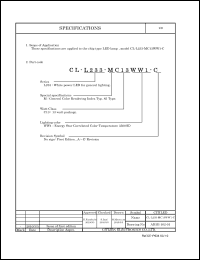 Click here to download CL-L233-MC13WW1-C Datasheet