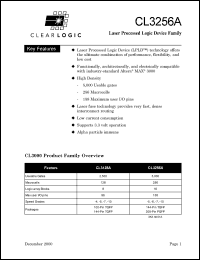 Click here to download CL3256AQC208-7 Datasheet