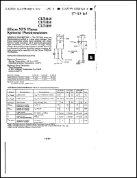 Click here to download CLT4160 Datasheet