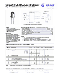 Click here to download CLE231 Datasheet