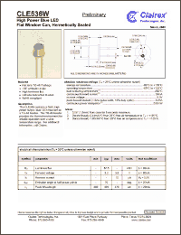 Click here to download CLE536W Datasheet