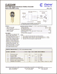 Click here to download CLE234W Datasheet