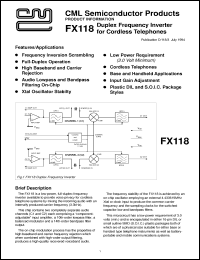 Click here to download FX118 Datasheet
