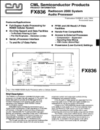 Click here to download FX836DW Datasheet