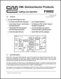 Click here to download FX602D4 Datasheet