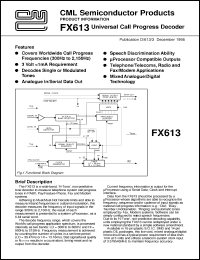 Click here to download FX613 Datasheet