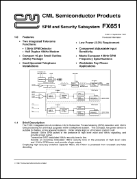 Click here to download FX651 Datasheet