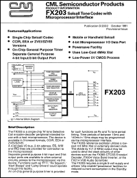 Click here to download FX203 Datasheet