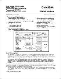 Click here to download CMX589AD5 Datasheet