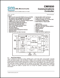 Click here to download CMX850L8 Datasheet