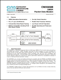 Click here to download CMX909BD5 Datasheet