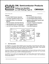 Click here to download CMX602 Datasheet