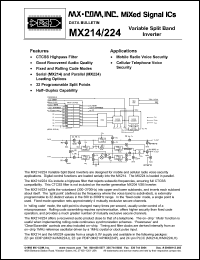 Click here to download MX214 Datasheet