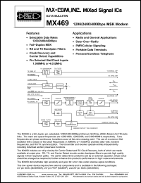 Click here to download MX469 Datasheet