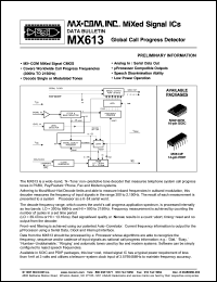 Click here to download MX613P Datasheet