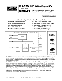 Click here to download MX643P Datasheet