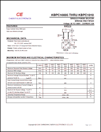 Click here to download KBPC1001 Datasheet