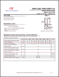 Click here to download KBPC104 Datasheet