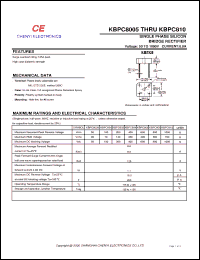 Click here to download KBPC804 Datasheet