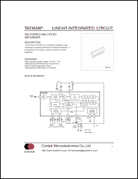 Click here to download TA7343 Datasheet