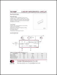 Click here to download TA7358P Datasheet