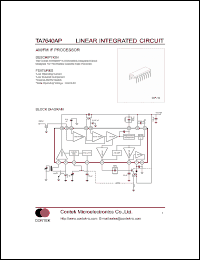 Click here to download TA7640AP Datasheet