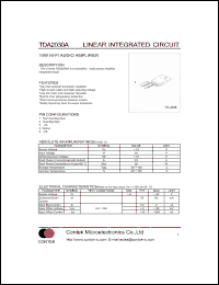 Click here to download TDA2030 Datasheet