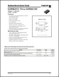 Click here to download CZRB2068 Datasheet