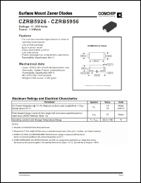 Click here to download CZRB5952 Datasheet