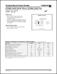 Click here to download CZRL55C10 Datasheet