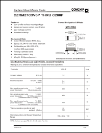 Click here to download CZRM27C100 Datasheet