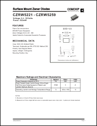 Click here to download CZRW5236 Datasheet