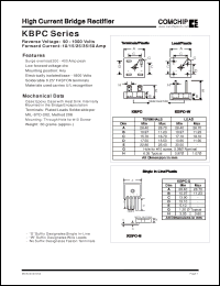Click here to download KBPC1510 Datasheet