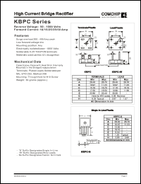 Click here to download KBPC10005-1010 Datasheet