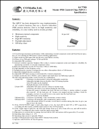 Click here to download KC778 Datasheet