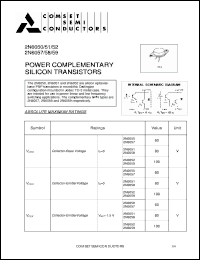 Click here to download 2N6052 Datasheet