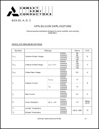 Click here to download BDX65 Datasheet